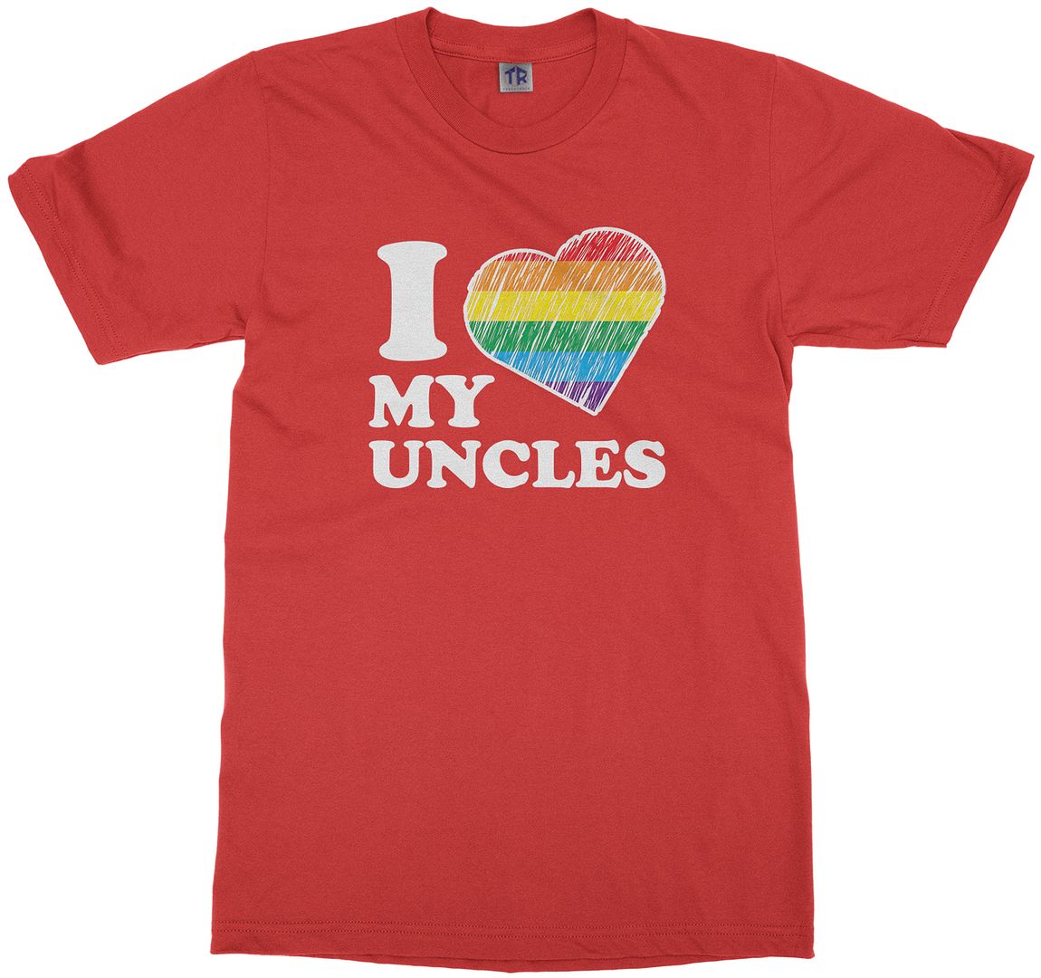 I Love My Uncles Youth T Shirt Niece Nephew Rainbow Gay Pride Ebay